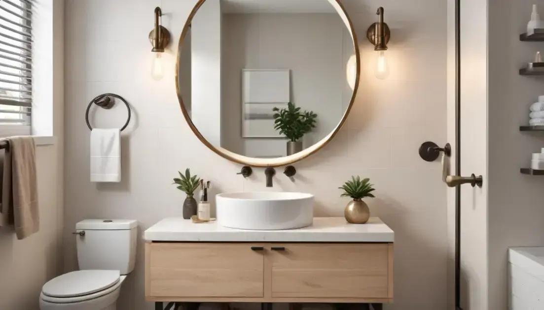 Tendências de decoração para banheiros compactos