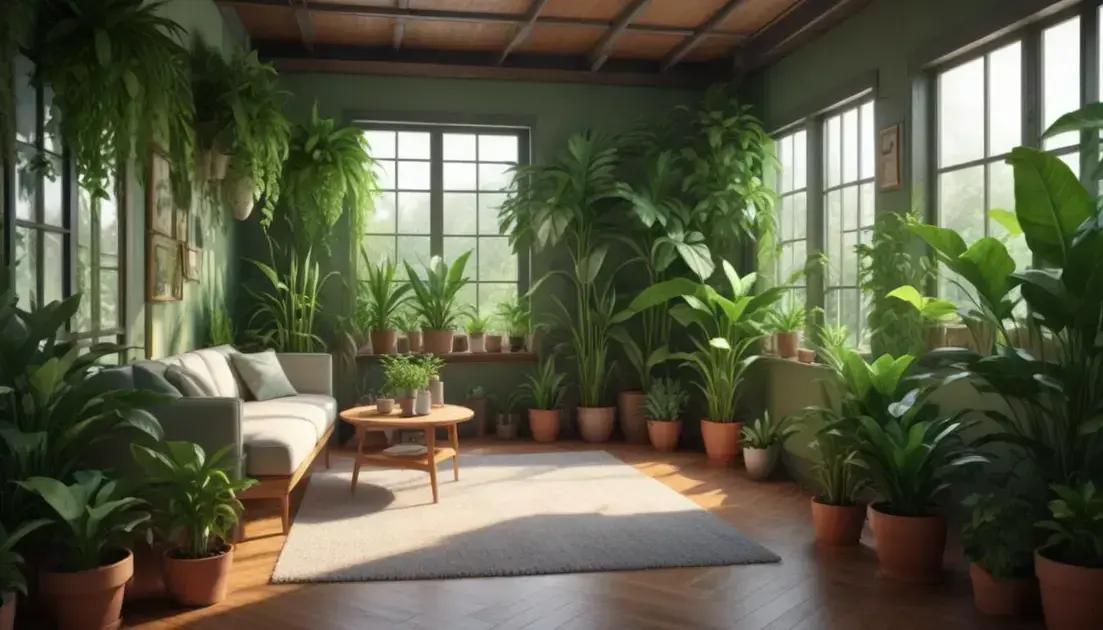Benefícios das plantas no ambiente interno