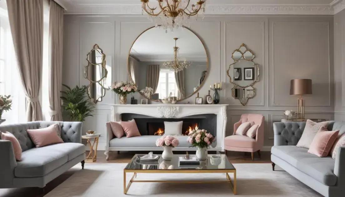 Decoração com espelhos na parede: transforme seu ambiente com estilo