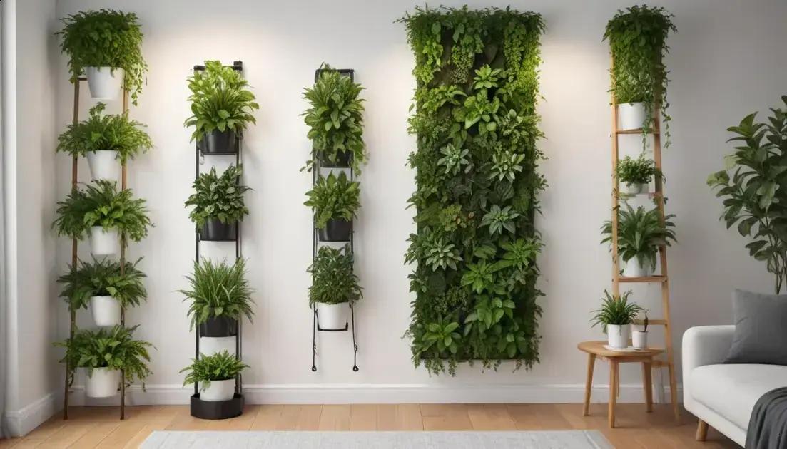 Passo a passo para montar um jardim vertical em casa