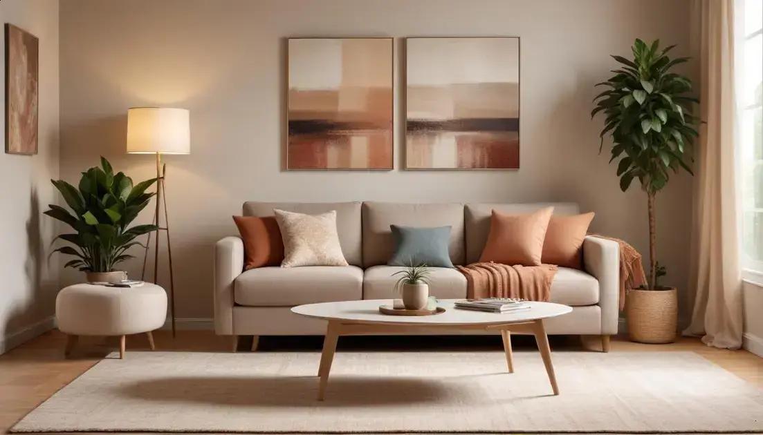 Estilo e harmonização: combinar sofá com decoração e iluminação Estilo e harmonização: combinar sofá com decoração e iluminação