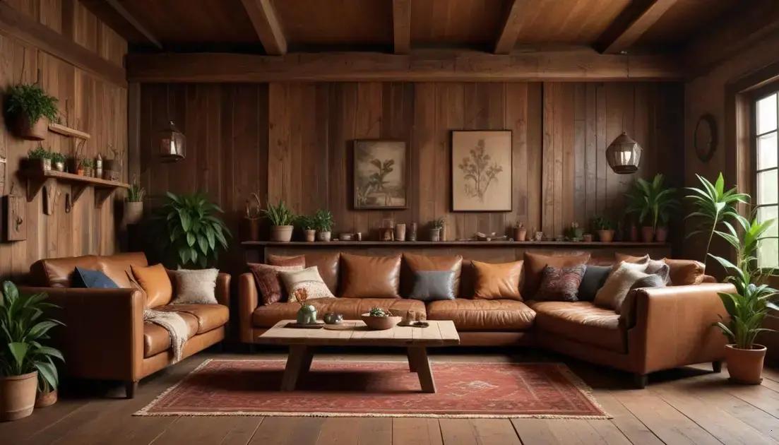 Decoração rústica para sala: ideias práticas e urgentes para transformar hoje