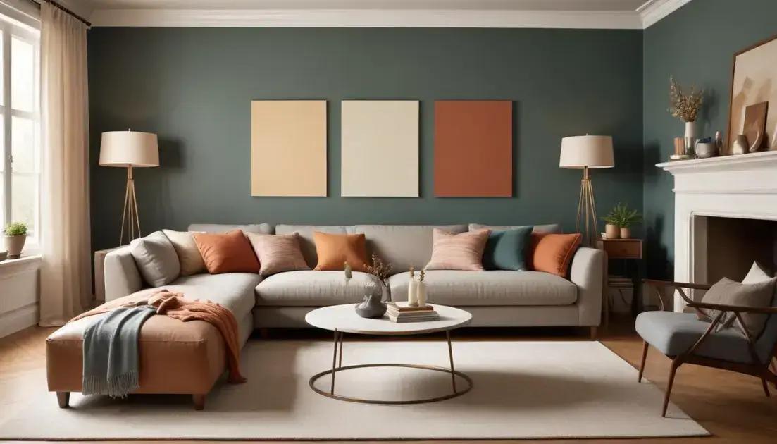Como escolher a cor ideal para sua sala