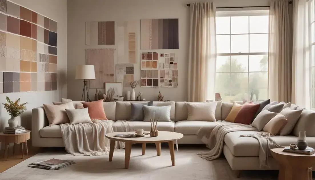 Estilo e combinação: cores, padrões e harmonia com a decoração Estilo e combinação: cores, padrões e harmonia com a decoração