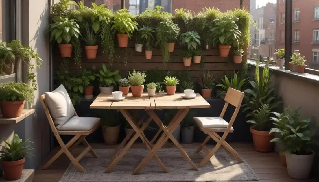 Decoração de varanda pequena: ideias práticas para transformar seu espaço já