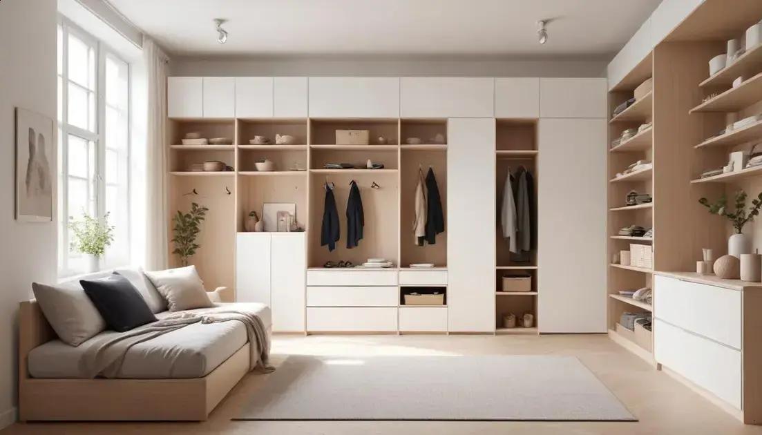 Soluções de organização e armazenamento inteligentes