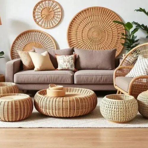 Acessórios de decoração em rattan: a tendência que você precisa conhecer