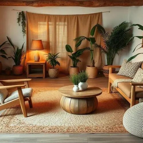Decoração com texturas naturais: transforme seu lar em um refúgio acolhedor