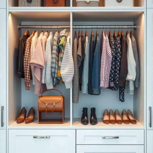 Organização de armários: 5 dicas práticas para otimização do espaço