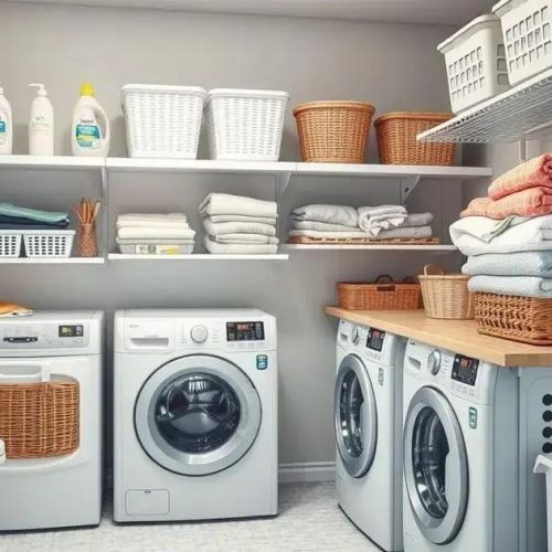 Organização de lavanderia: como facilitar a rotina e ganhar mais tempo
