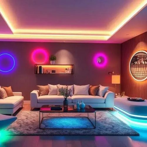 Iluminação LED na decoração: transforme sua casa com estilo