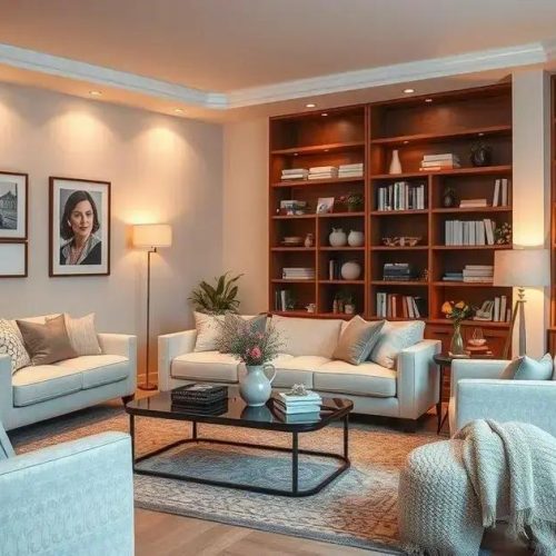Organização de sala de estar: transforme seu espaço em um refúgio aconchegante